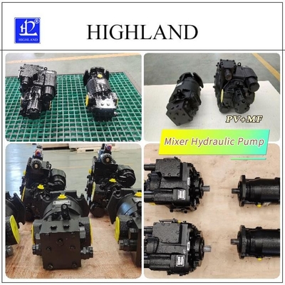 Xe tải trộn sắt đúc bơm thủy lực với nguyên tắc truyền động thủy lực