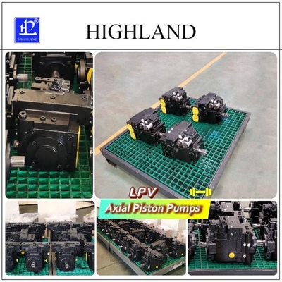 Áp suất định lượng 35Mpa Máy bơm piston thủy lực màu đen đảm bảo hiệu suất hệ thống tối ưu