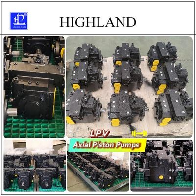 Máy bơm pít-tông hướng trục Highland HPV110-MA-L-23 110ml / r Dịch chuyển biến đổi hiệu suất cao cho máy gặt đập liên hợp