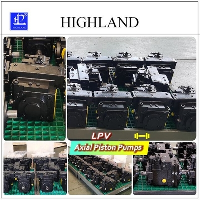 Máy bơm piston hướng trục dịch chuyển biến thiên thủy lực có bơm dầu sạc