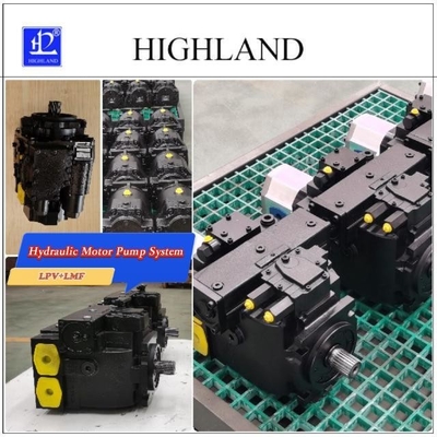 Hệ thống bơm động cơ sắt đúc điện máy thu hoạch thủy lực với Max 90ml / r Displacement