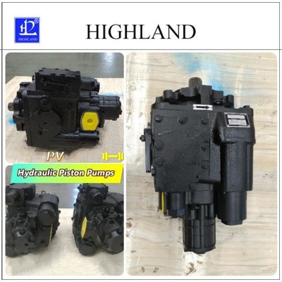 Máy bơm thủy lực piston trục biến động màu đen