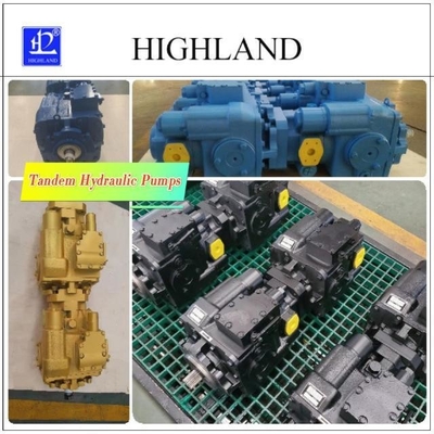 Chế độ tải thủ công máy bơm piston tandem cho các thành phần hệ thống thủy lực