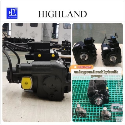 Khai thác mỏ Xe tải ngầm tiên tiến Máy bơm thủy lực hoạt động nhanh