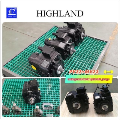 Khai thác mỏ Xe tải ngầm tiên tiến Máy bơm thủy lực hoạt động nhanh