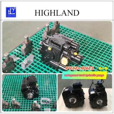 Các hoạt động khai thác mỏ Máy bơm thủy lực xe tải ngầm tiên tiến