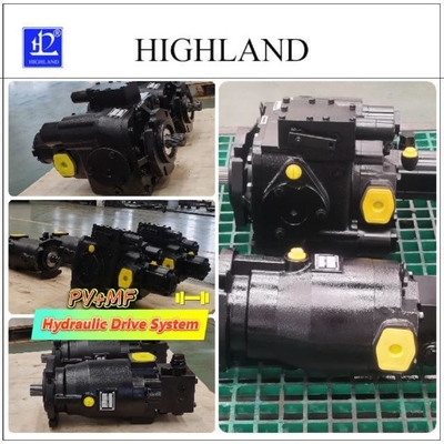 Máy thu hoạch hệ thống động cơ thủy lực bơm piston trục với dầu thủy lực