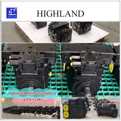 Hệ thống bơm động cơ thủy lực bằng sắt đúc với điều khiển bằng tay