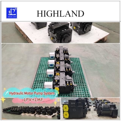 97% hiệu quả máy bơm động cơ thủy lực bằng sắt đúc cho máy móc xây dựng