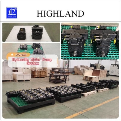 97% hiệu quả máy bơm động cơ thủy lực bằng sắt đúc cho máy móc xây dựng