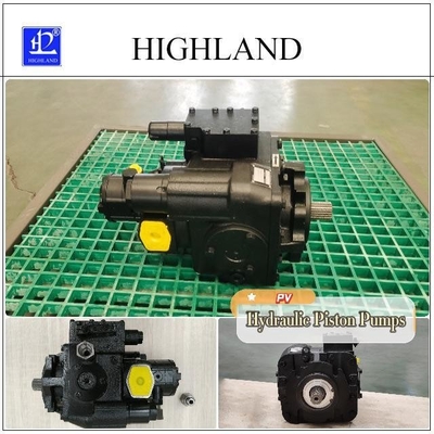 42Mpa Máy bơm thủy lực trục tròn xoay kín màu đen bán buôn