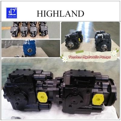 Máy thu hoạch Tandem Máy bơm thủy lực Màu đen Màu xanh Các thành phần sắt đúc