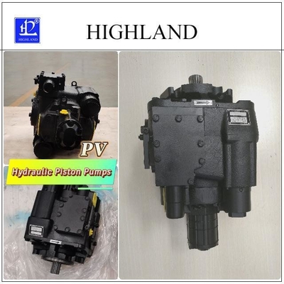 Máy bơm piston trục màu đen có độ dịch chuyển biến động cho các thành phần hệ thống thủy lực