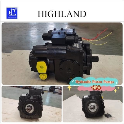 Cast Iron Hydraulic Piston Pump Áp suất cao Variable Displacement cấu trúc trục