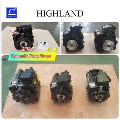 Cast Iron Hydraulic Piston Pump Áp suất cao Variable Displacement cấu trúc trục