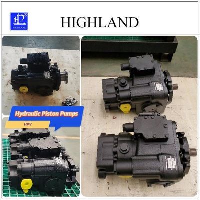 Máy bơm pít-tông hướng trục Highland HPV110-MA-R-23 110ml / r 42MPa Áp suất cao cho hệ thống thủy lực máy thu hoạch nông nghiệp