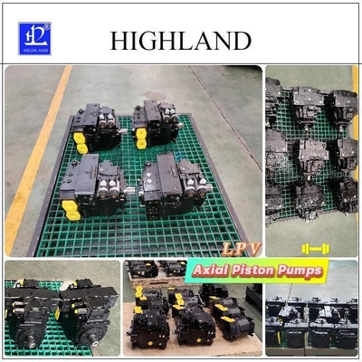 Máy bơm piston trục thủy lực với độ dịch chuyển biến đổi và cấu trúc tấm Swash