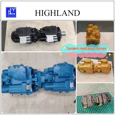 Máy bơm thủy lực Tandem thay đổi lưu lượng cho các quy trình công nghiệp