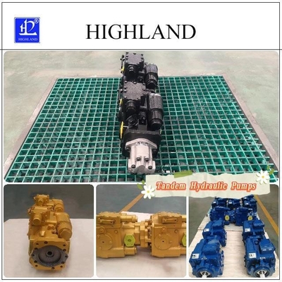 Máy bơm thủy lực Tandem có độ chính xác và độ tin cậy cao với cấu trúc tấm nghiêng